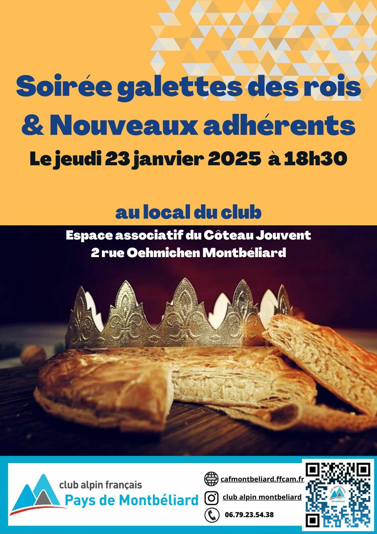 Soirée galette des rois & nouveaux adhérents